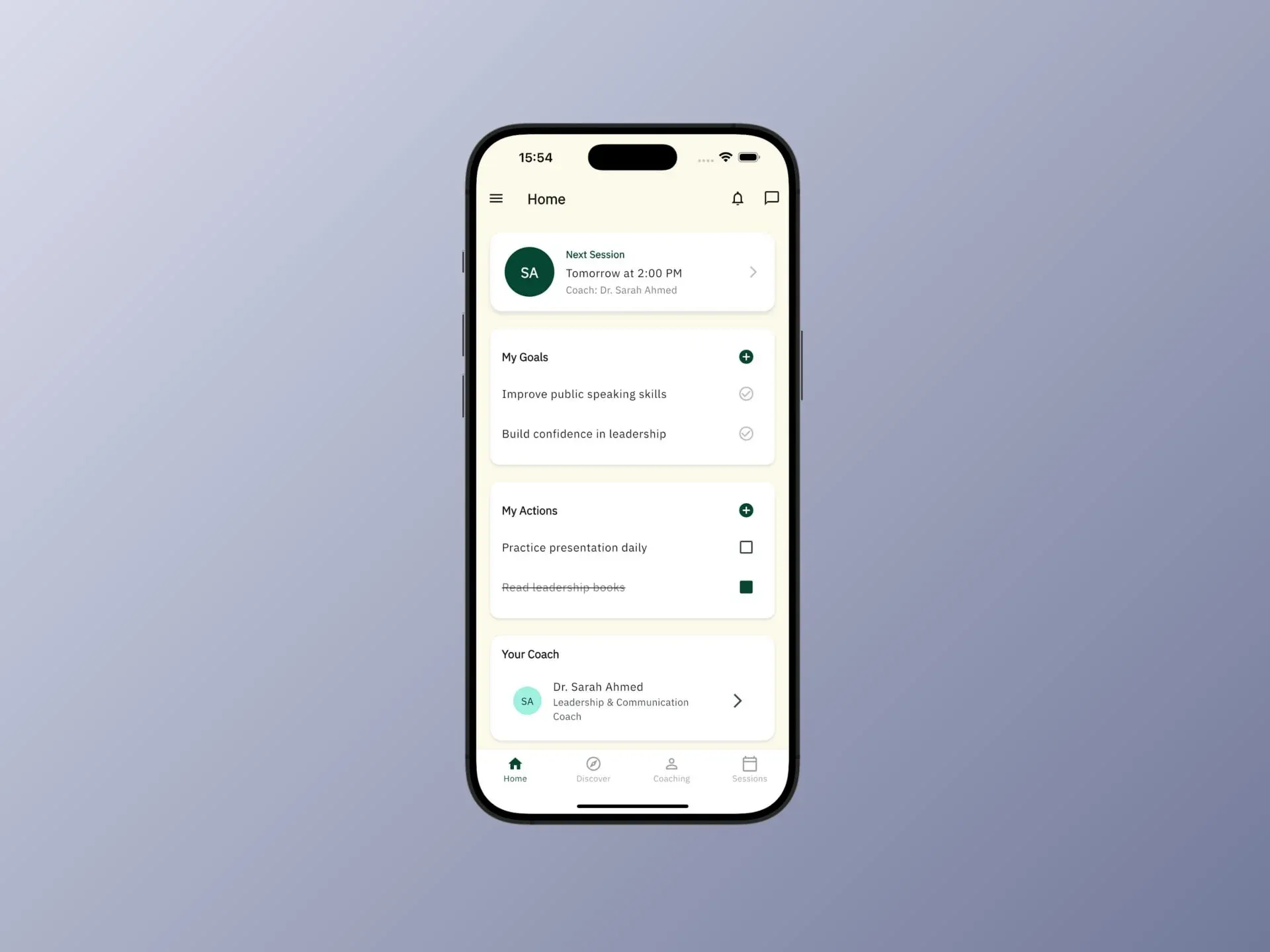 Yuwab — Coach Discovery Mobile App